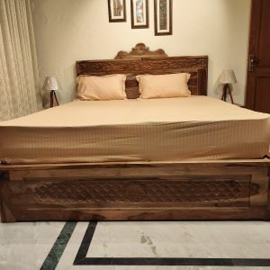 Wooden Carving Bed
