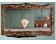 Epoxy Live edge Mirror